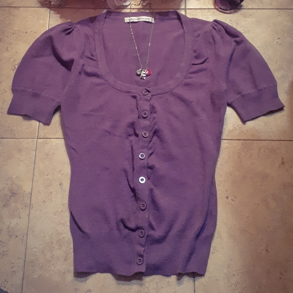 🥂 2/$15  Urdan Behavior cozy cute short sleeve cardigan♡ - Picture 2 of 8